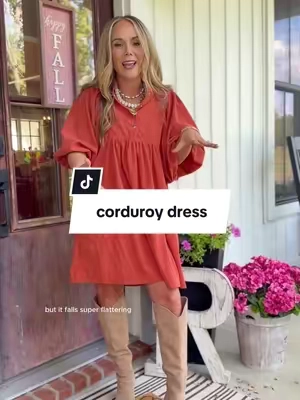 the best quality dress for fall that doesn’t cling to your tummy 🙌🏼🙌🏼🙌🏼