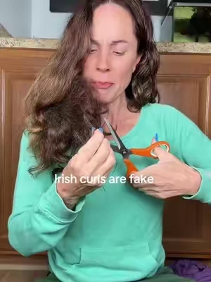Who’s gaslighting us with the term Irish curls 🤬 #irishcurls 