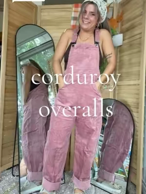 Replying to @ootdformybestie loveeeeee these overalls for fall 🤍🍂#overalls #corduroyoveralls #stylingoveralls 