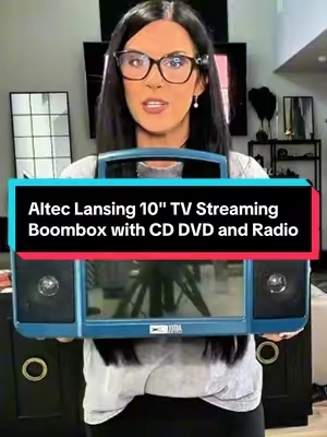 924 Altec Lansing 10" TV Streaming Boombox with CD DVD and Radio @QVC, Inc #TiktokShopCreatorPicks #TiktokShopFallDealsForYou #tiktokshopblackfriday #qvcloyaltyprogram 