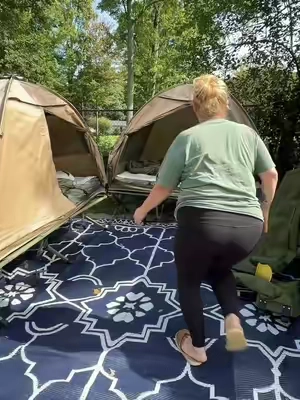 Foldable cot tent #glamping #tentcamping #camping #tiktokshopcreatorpicks 