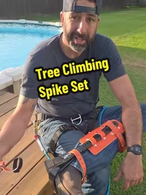 VEVOR Arborist Tree Climbing Spikes Set, 1 Pair Forged Steel Spikes with Adjustable traps, Rope, Harness, 13.2"-17" Corrosion-Resistant Durable Safety Gear, 350lbs oad Capacity, Easy Grip for Climbing, Climbing Accessories for Tree Exploration @VEVOR Outdoor Store  #SohoChic #tiktokshopstockup #toolupgrade #fallpicks #vevorsuperbrandday 