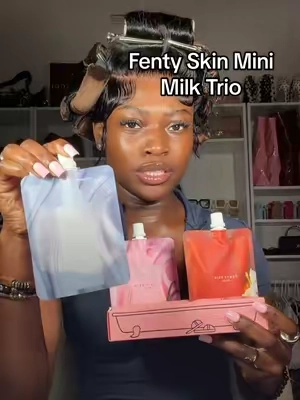 Fenty Skin Mini Milk Trio🥰 Vanilla Dream, Fenty Fresh & Amber Bouquet 🤤 #fentyskin #fentybuttadrop #fentysuperbrandday #fentyholidayset #TikTokShopStockUp @Fenty Skin 