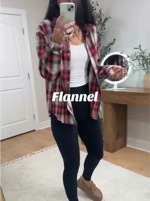 Pumpkin patch ready sis #flannel #fallfashion 
