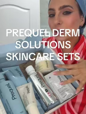 5 products + the free gift with purchase 😳 seriously the easiest way to revamp your skincare routine/ stock up on your faves on a budget!! ✨ I did the uneven texture one which has the 2 new launches, the cleansing balm and milk peel wipes!!  @Prequel  #prequel #prequelskin #prequelpartner #affordableskincare #skincare 