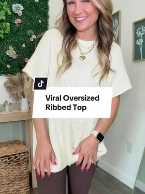 The viral oversized ribbed top from @shewin_official_us is worth the hype! @SHEWIN 