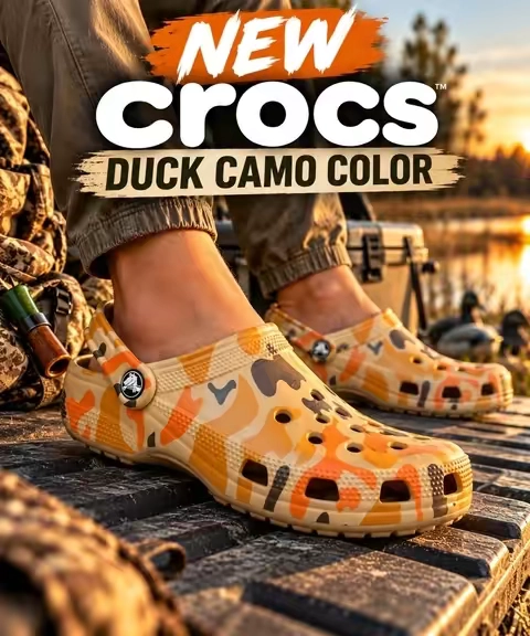 @Crocs  Crocs Adult Classic Camouflage Clogs, Camo Shoes - Realtree, Duck Camo, and Fish Camo Prints ##crocs##crocsgang##crocs4life##hunting##fishing