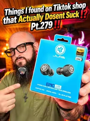 Okay yeah JLab KILLED IT with these Epic Lab Edition ANC Earbuds 😩👌🏻👌🏻 #JLab #ANC #earbuds #headphones #tiktokshopstockup 