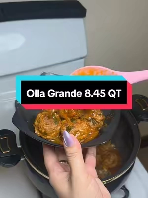 olla Grande: 8.45 QT Función de micro-presión Multiuso para diferentes preparaciones Fácil de limpiar . . #AuthenTik  #OllaDeCocina #CocinaFacil #TikTokShopBlackFriday 