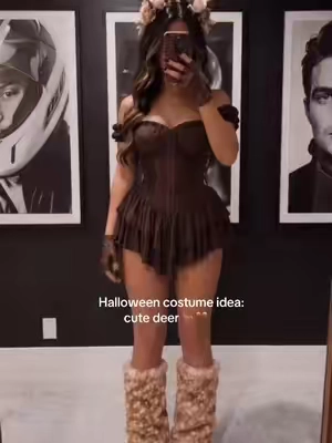 I fear this might be my cutest Halloween look 🥹 #deercostume #halloweencostume #costumeideas #halloween2026 #dress 