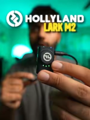Another mic recommendation, the Hollyland Lark M2 #hollylandlarkm2 #hollyland #techtok #tiktokshopstockup #wirelessmicrophone