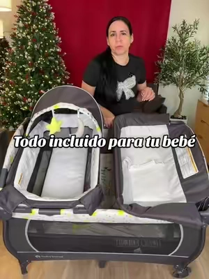 Cinco en Uno de Baby Trend. Moisés, Cambiador, Cuna, Corral y Storage, todo en un mismo lugar. #parabebes #maternidad #maternity #babytrend #corralparabebes 