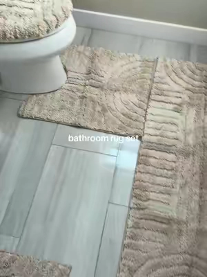 save money & grab em in a set! #bathroomrugs #bathroom #homedecor #bathmats #tiktokshopstockup 