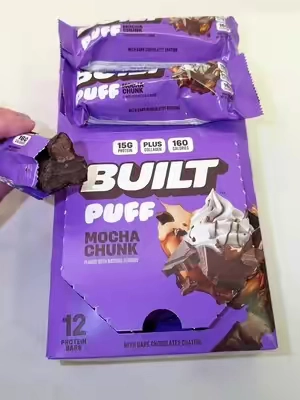 Grab these bestselling Built Puff Mocha Chunk protein bars !  #TikTokShopFallDealsForYou #TikTokShopStockUp #fallintofun   #TikTokShopCreatorPicks   
