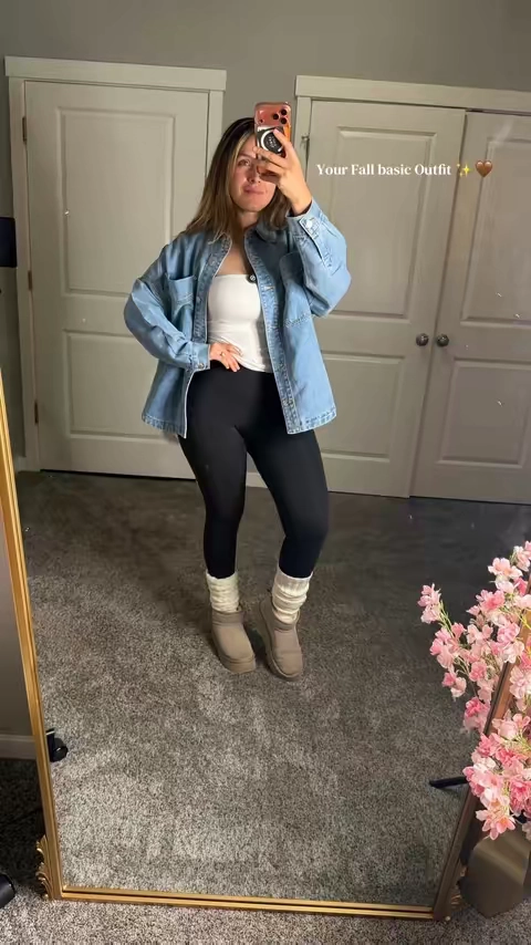 Fall basic outfit 🤎✨💁🏼‍♀️ . . . . #fyp #tiktokshopcreatorpicks #tiktokshopstockup #falloutfits #jacket 