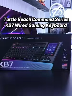 Turtle Beach Command Series KB7 Wired Gaming Keyboard - 4.3" Touchscreen,  #turtlebeach #gamingkeyboard #halleffectkeyboard #TurtleBeachCommandSeriesKB7 #tiktokshopstockup   Checking out this product and sharing my experience with it. Features, specifications, and performance may vary depending on the product, settings, and how it’s used. See the TikTok Shop listing for the full product details, specifications, and available options. 🛍️