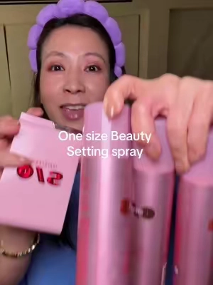 The ONE/SIZE setting spray trio gives me options for every makeup day*t 1 reach for the regular On 'Til Dawn when I want my makeup set, and switch up the finish with the other two. Which one would you try first? #ONESIZEBeauty #OnTilDawn #SettingSprayBundle #SettingSpray #makeupsettingspray 