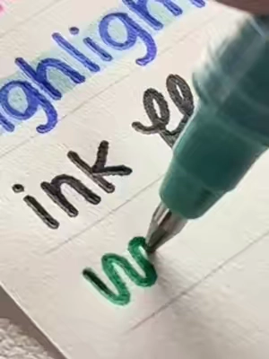 POV: you write this smoothly then immediately try to smudge it… and nothing happens 😳🖊️✨#pen #stationery #nurselife #backtowork #tiktokmademebuyit 