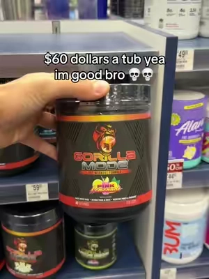 Legit way cheaper here bro 💀 #gorillamind #gorillamodepreworkout  #pre #preworkout 