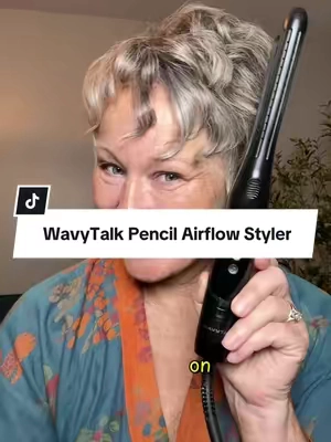 Trying to style yesterdays pixie cut is easier than you think! The @wavytalkofficial pencil airflow styler is such a versatile hair tool for short hair!  #tiktokshopfalldealsforyou #tiktokshopblackfriday #wavytalkpencilairflowstyler #stylingshorthair #pixiecut 