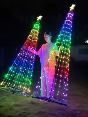 ¡El año pasado, esta lámpara se agotó ya en octubre! Aprovecha que todavía hay existencias y hazte con la tuya cuanto antes.¡Transforma tu decoración navideña con estas luces inteligentes de 7 pies y 400 LED! Con sincronización musical, modos personalizables y mando a distancia, este árbol de Navidad RGB crea un espectáculo de luces mágico y personalizable.\#christmaslights  #christmasyarddecorations #SohoChic #outdoorchristmasdecor#tiktokshopstockup
