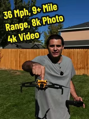 4k video 8k Photo, 9 Mile range, 36 Mph! After the ban drones are finally affordable! #drone #drones #droneshot #tiktokshopstockup 