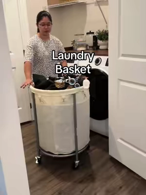 Canasta para lavandería ordené la de 190Litro color crema🫧🧺🧴 @SONGMICS HOME #laundrybasket #laundryhamper #laundry #laundryhack #homefinds 