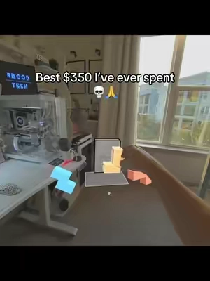 Meta cooked with this VR headset ngl 💀 #meta #vr #headset #quest #quest3s 