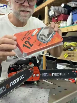 NEOTEC  12'' Chainsaw Chain, 3/8"LP Pitch,0.043" Gauge 45 Drive Links R45 Chain Fits for Dewalt Craftsman Makita and more[Pack of 3 Chains].   #chainsaw #firewood #tools #tiktokshopfalldealsforyou #tiktokshopcreatorpicks @Neotec_us 