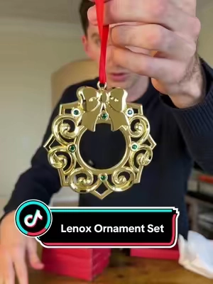 The Lenox ornaments are SO nice in person 🎄 #christmasornaments #christmas #lenoxornaments #holidaydecor #christmasdecor 