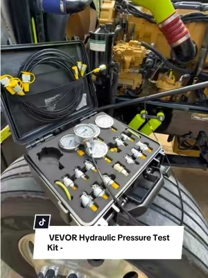 Respuesta a @Wilder Montavan  ##VEVOR##HydraulicPressureTest Kit - 304 Stainless Steel, 5 Gauges (10/100/250/400/600bar), 13 Couplings, 14 Tee Connectors, 5 Hoses (5.2ft/1.6m Long), Compact Size, Portable Box, Tools and Gadgets for Excavators, Construction ##paratiiiiiiiiiiiiiiiiiiiiiiiiiiiiiii##TikTokShopBlackFriday##camiones