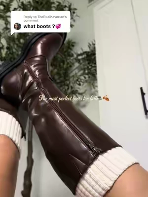 Replying to @TheRealKavorian my favorite boots #falloutfitinspo #boots #kneehighboots #fallboots 