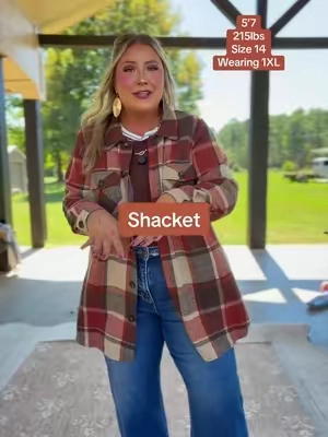 The perfect shacket for us curvy girls!!