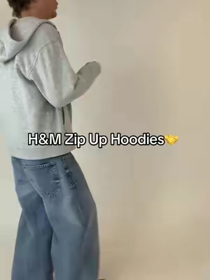 these zip up hoodies from H&M are perfect for the winter time #clothing 