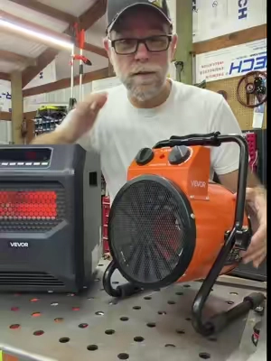 VEVOR 1500W Electric Greenhouse Heater for Growers, IPX4 Waterproof, Silent Operation, Digital Temp Control, ETL Certified, Fan-High Heat Modes, 25° Adjustable Angle, Overheat Protection, for Indoor Grow Tent, Home Office.   ##heater##garage##tools##tiktokshopfalldealsforyou##tiktokshopcreatorpicks@VEVOR Store 