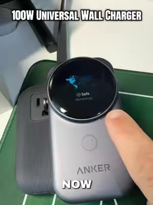 If you travel internationally or live abroad this universal plug is an absolute game changer! One plug for every continent in the world! So simple and so powerful, there a reason why it’s always sold out!  #anker #universalcharger #100wcharger #ankercharger #fyp 