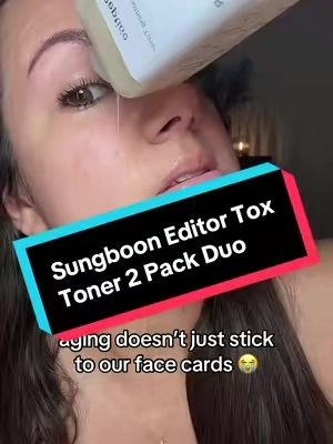 Nurse demonstrates why the EGF “Tox” toner by Sungboon is a better buy in the 2 pack @SUNGBOON EDITOR #sungbooneditor #koreanskincare #antiagingskincare #tiktokshopstockup #over40skincare 