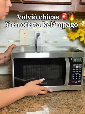 Respuesta a @sindyrecomienda #kitchen #TikTokshopbacktoschool @QVC, Inc  microondas perfecto para ahorra espacio con 700 watts de potencia menos