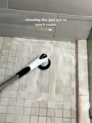 no more bending down and manually scrubbing😍🫧#electricspinscrubber #CleanTok #cleaninghacks #bathroomcleaning #tiktokshopstockup 