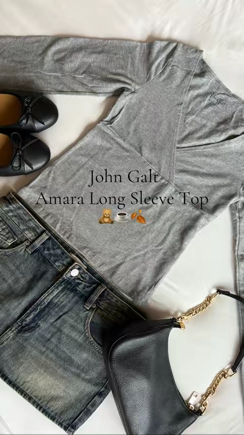 the PERFECT long sleeve fall top!!!🍂 #brandymelville #johngalt #falloutfits #falloutfitinspo 