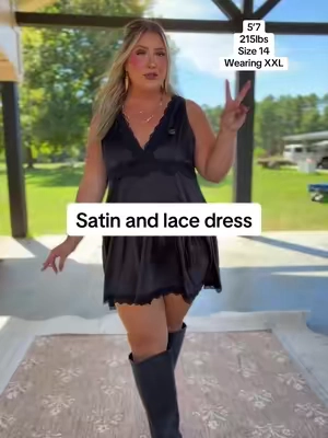 The prettiest Satin and lace slip dress!!