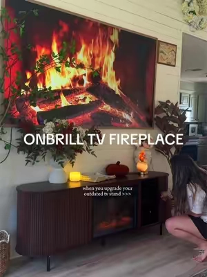 It was past time for a tv stand upgrade 🔥✨