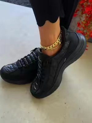 I’m all about an easy shoe, and these Skechers Cozy Fit slip-ins are so comfy—just slip them on and you’re out the door 👟🤎☁️ #Skechers #CozyFit #SlipInSneakers #ComfortSneakers #WomensSneakers 