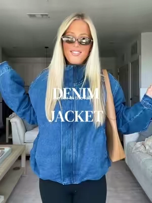 My best fall find yetttt #denim #denimjacket #denimcoat #fallfinds #fallfashion 