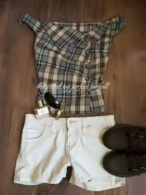 The cutest plaid top for the perfect cozy fall outfit 🤎🍂 Get so many compliments other colors available #falloutfits #downtowngirl #chicaesthetic #plaidtop #2000s cider button top chic clean girl pumpkin patch outfits outfit inspo elegant y2k bella swan Elena Gilbert TikTok shop Black Friday  @Cider 