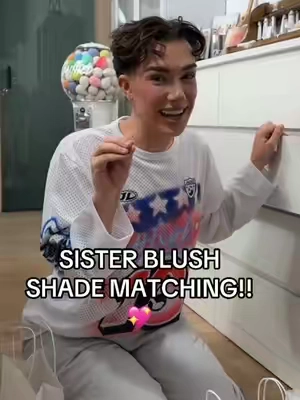 Comment down below a selfie & James will color match 🤭🩷 #painted #blush #shadematch #makeup 