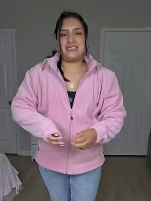 Respuesta a @gabyrs350 #womenhoodie  #fleecelinedjacket  #womenjacket #sueter  #winterjacket 