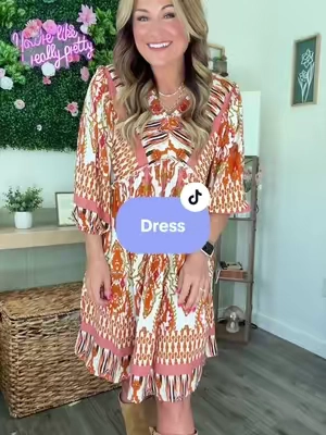 Loving all the color and design options for this fall dress! It’s perfect for any fall event! @btfbm_shop 