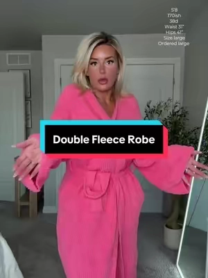 #robe #fleecerobe #tiktokshopcreatorpicks #womensfashion 