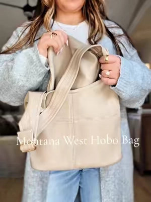but also affordable 😭👏🏼 @Rustic Charm Bootic  #montanawest #montanawestbags  #hobobag #slouchybag  #affordablebag 